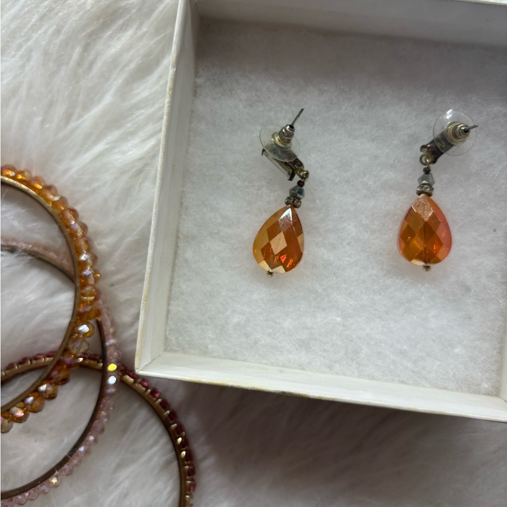 Bracelet Stack And Matching Earrings - image 5